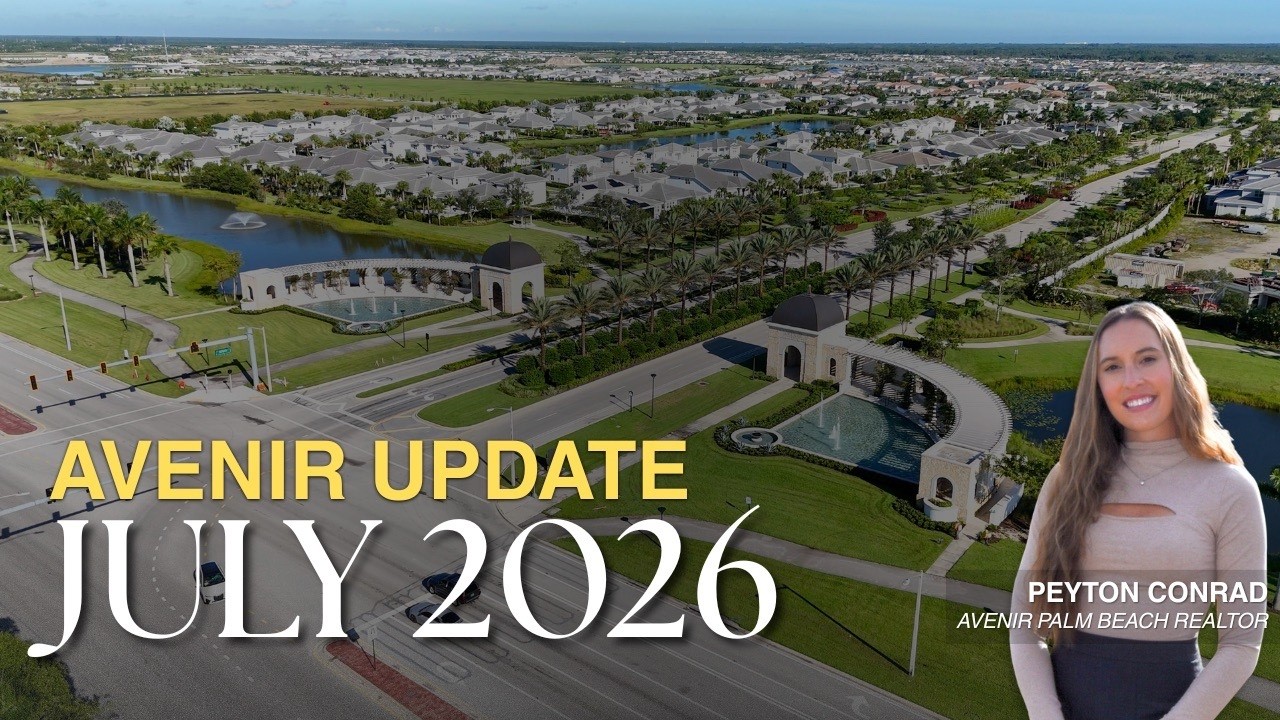Обновление Avenir за июль 2026 года | Новые дома в Палм-Бич-Гарденс | Сообщества, наличие жилья и...