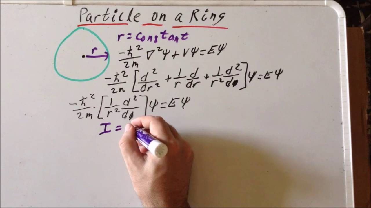Particle on a ring (rigid rotor) wavefunction derivation, part 1