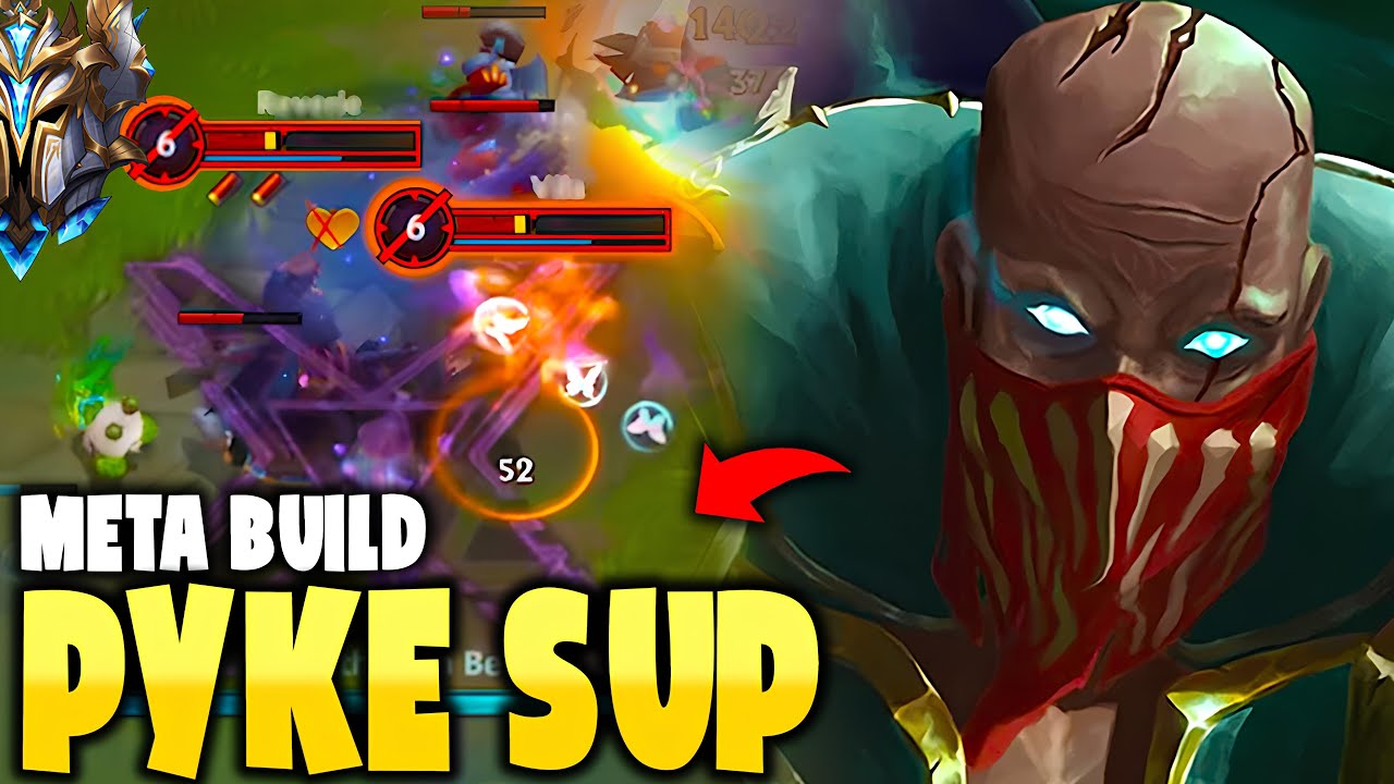 DAKİKADAN HIZLI KILL ALAN PYKE DESTEK EN İYİ BUILD Wild Rift