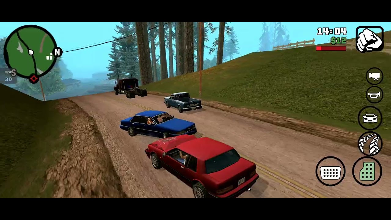 Jogando o jogo GTA San Andreas parte 4