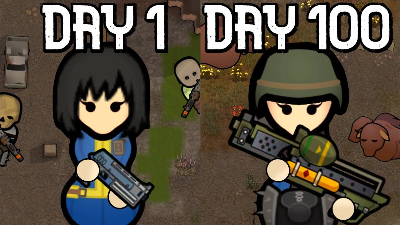 I Survived For 100 Days In Fallout RimWorld