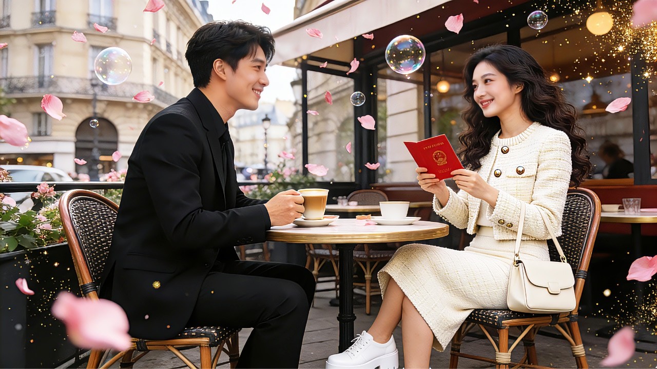 为逃家族联姻，灰姑娘扮外卖员闪婚路人，谁知他就是联姻少爷，还把她宠上天！#正能量剧情 #甜心派 #机智的恋爱 #爱情心跳剧院