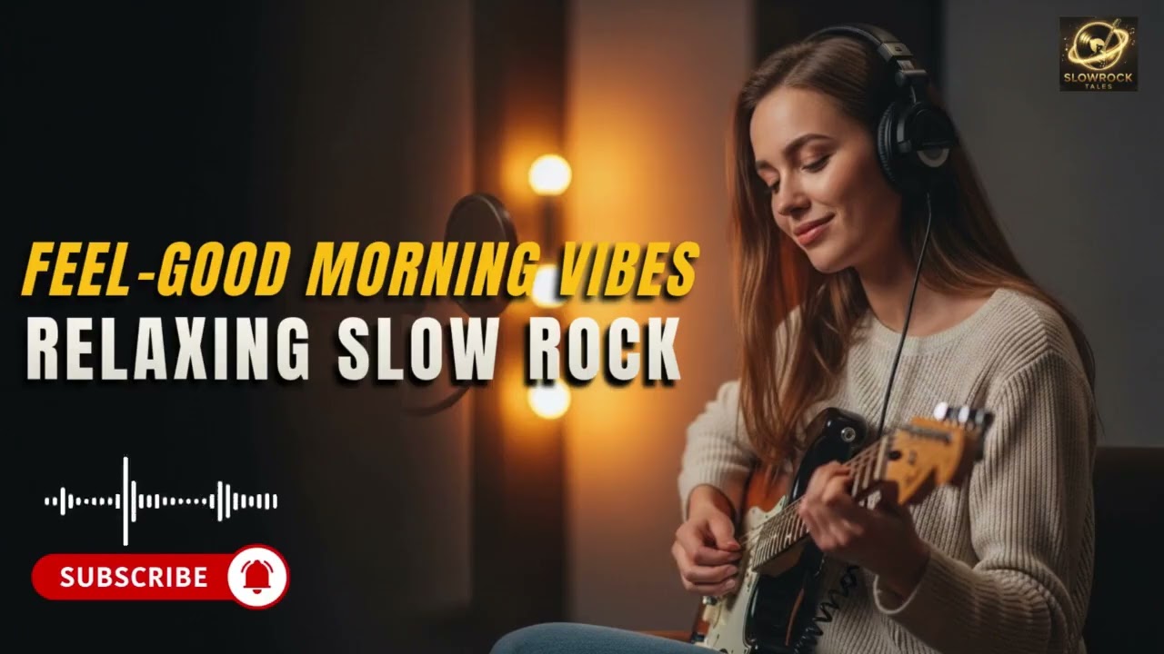 Relaxing Slow Rock 2025 – Golden Horizon of Peace | Calm Guitar Mix for Focus & Dreams