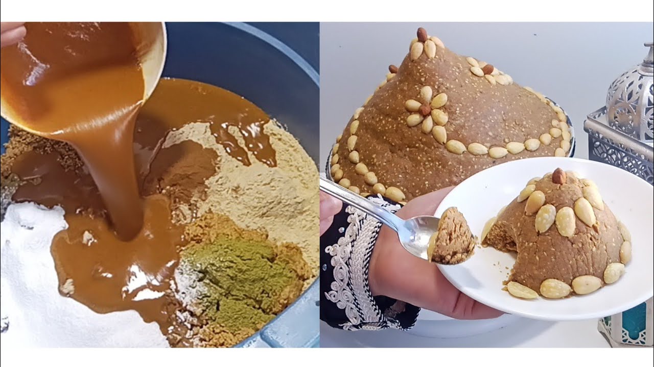 🌛سفوف الكوكوط العجيب😱 لي داقو يحلف كله لوز مع سرلذة وتعليكة بدون زبدة ولا عسل كيوجد فنهارو 👍