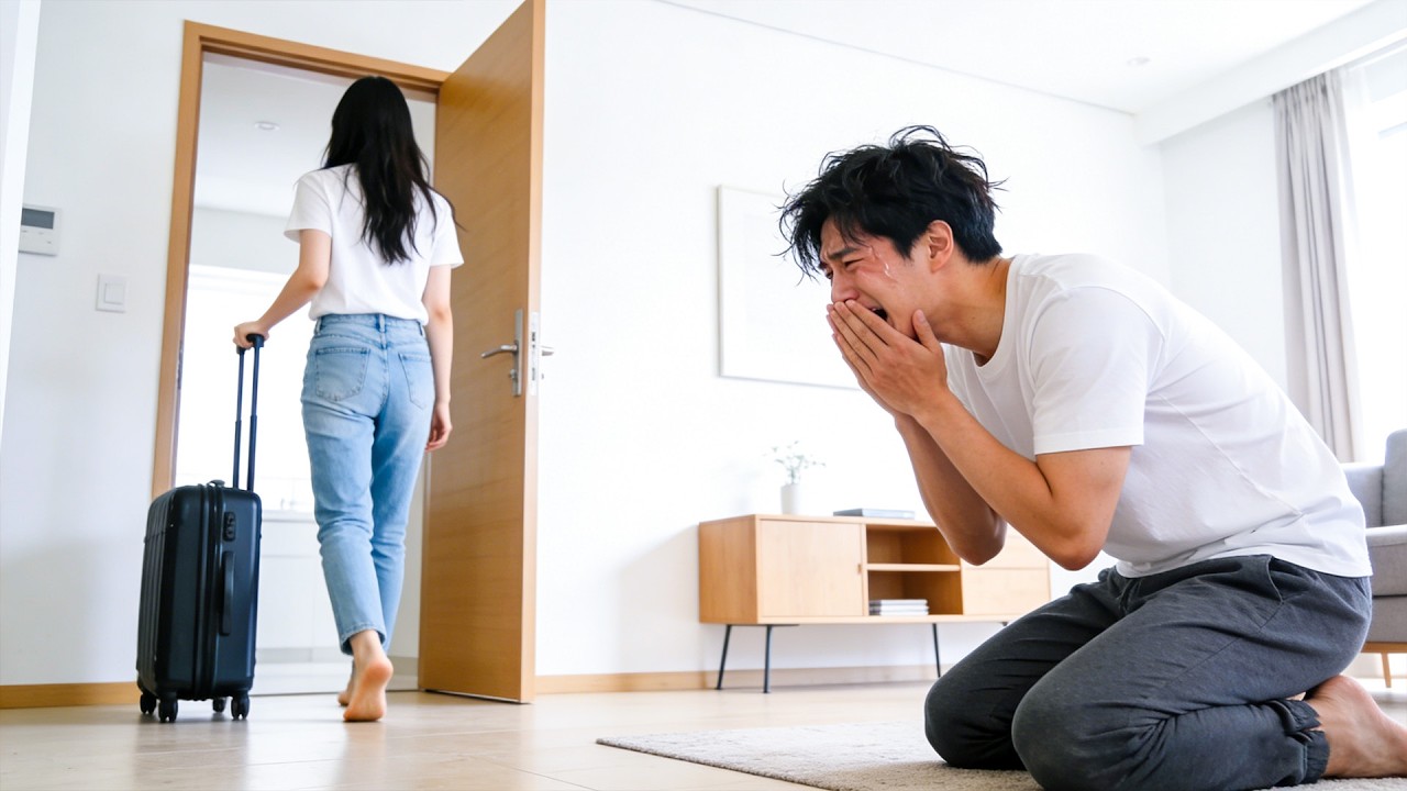 Hearing the mistress’s voice, the wife left calmly, leaving the husband filled with regret!