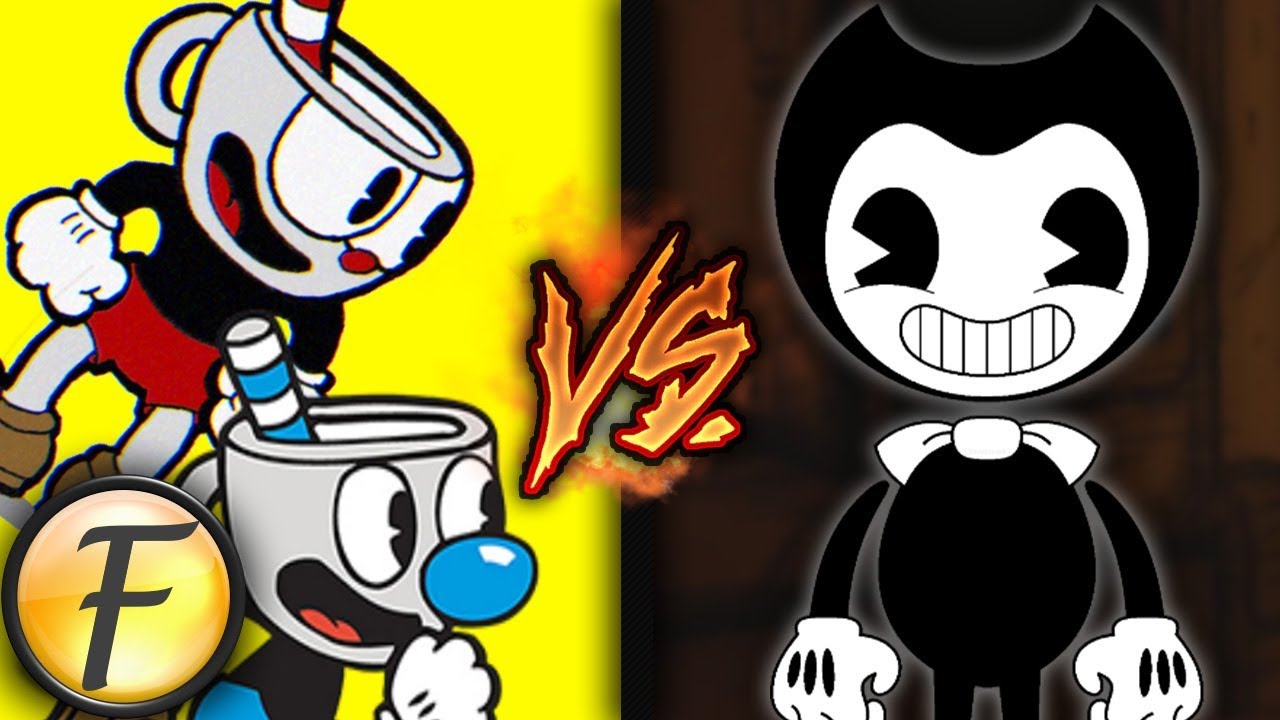 CUPHEAD & MUGMAN VS BENDY RAP BATTLE ► by FabvL