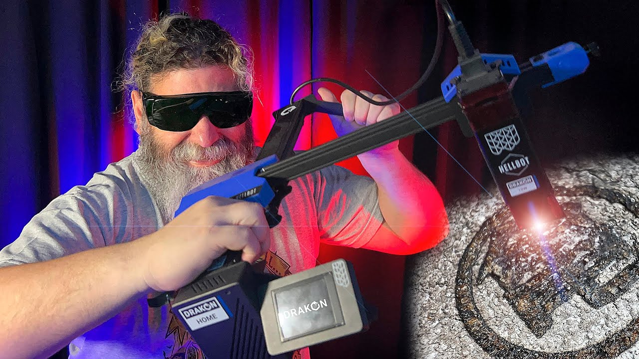 GRABADO Y CORTE LASER FACIL! - HELLBOT DRAKON HOME PRO 10W