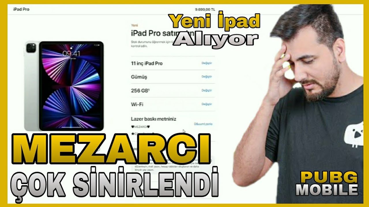 MEZARCI ÇOK SİNİRLENDİ -  YENİ IPAD ALIYOR |PUBG MOBILE