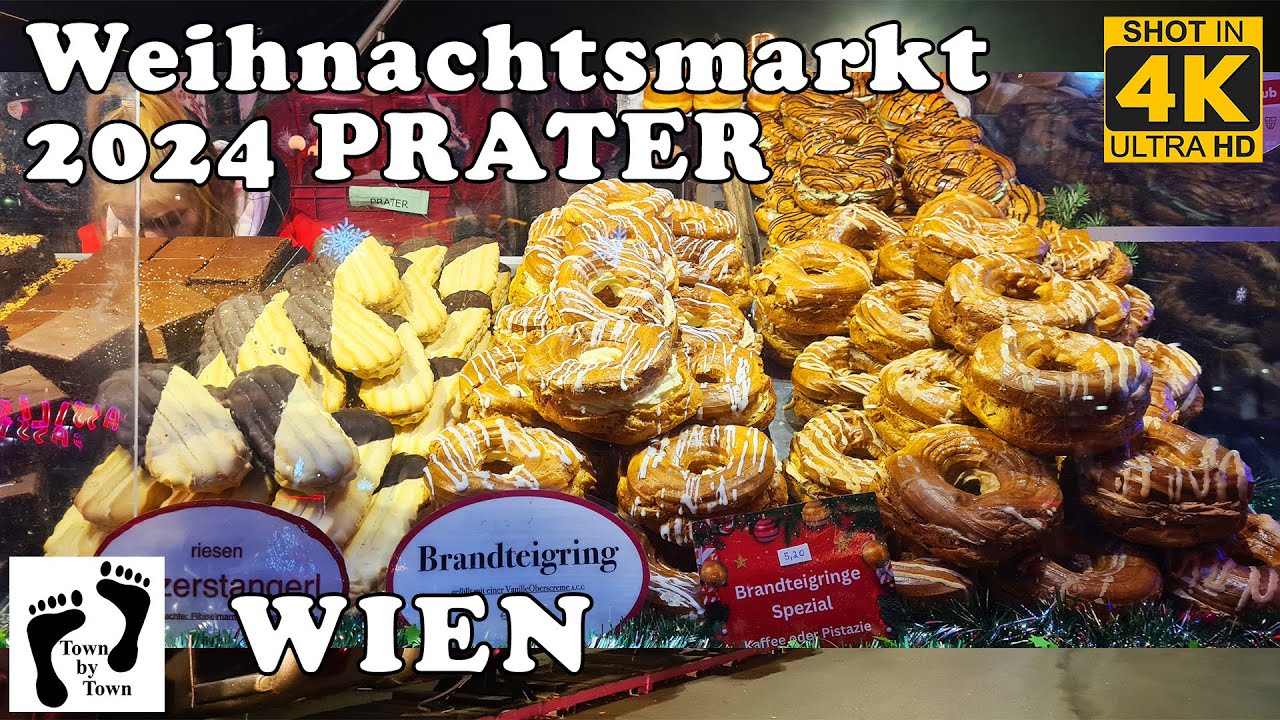 💥 WIEN, Prater, Weihnachtsmarkt 2024, Vienna City Walking, 4k, 60fps