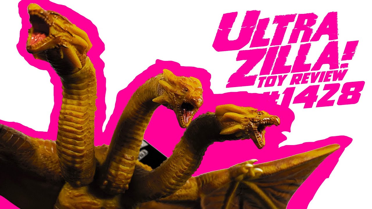 BANDAI MOVIE MONSTER SERIES GODZILLA THE RIDE KING GHIDORAH REVIEW!