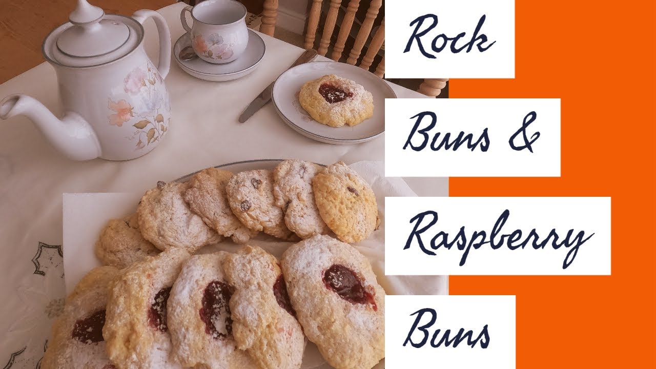 Easy Beginner Recipes - Raspberry Buns & Rock Buns