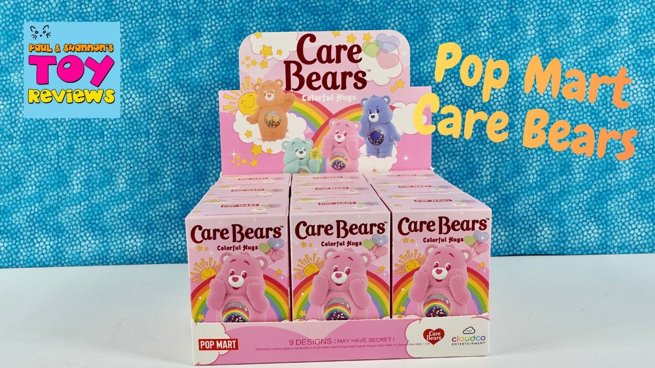 Распаковка фигурки «Медведи заботы: красочные объятия» из Pop Mart
