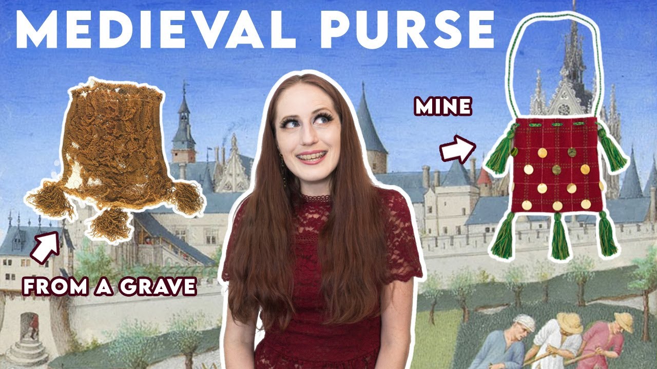HOW TO Make A MEDIEVAL Purse || I Made A Belt Pouch Based on a Grave Find!