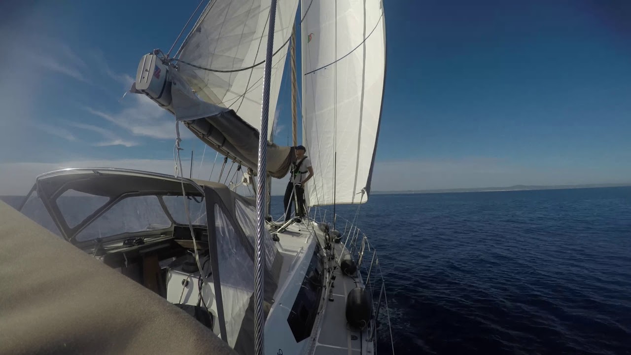 AT SEA - Sailing out front Culatra