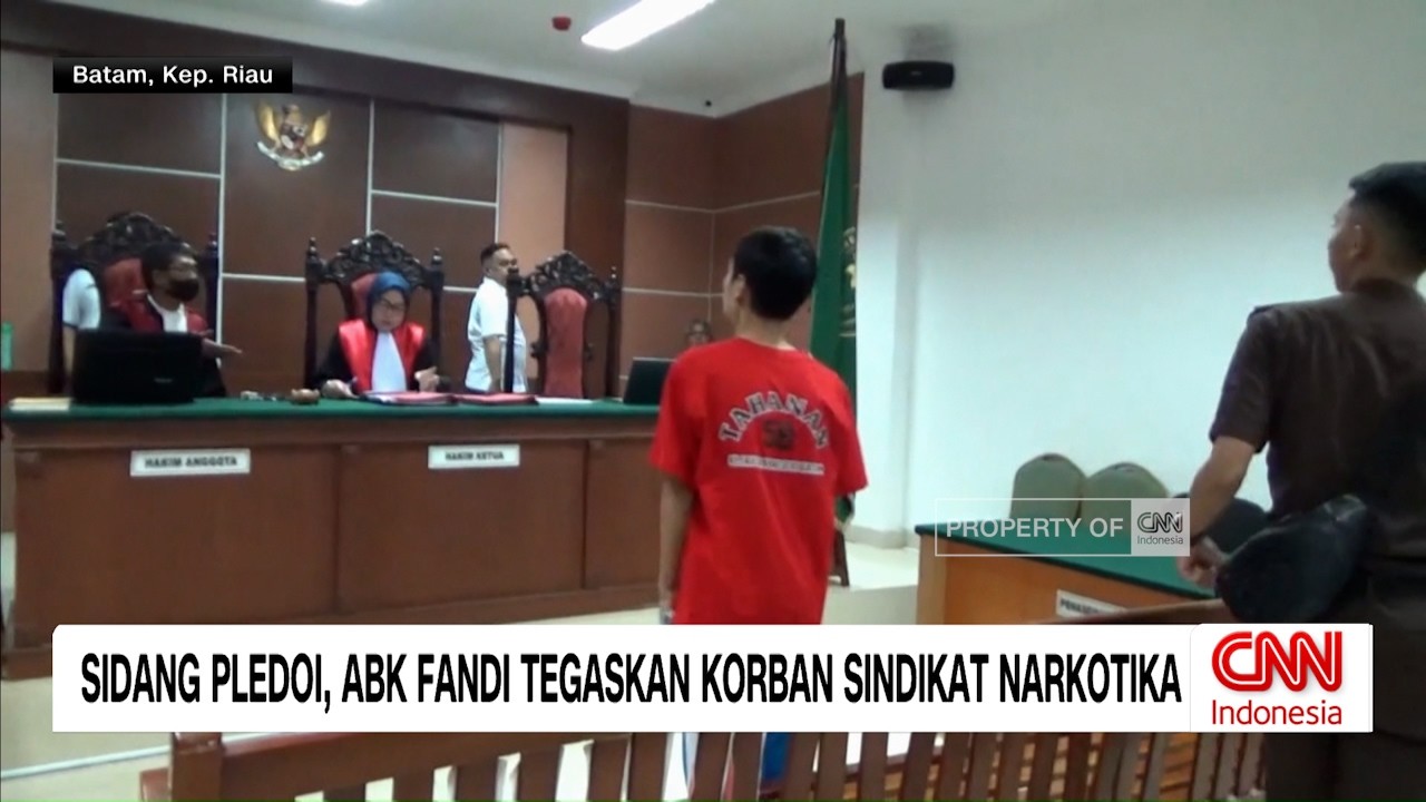 Sidang Pledoi, ABK Fandi Tegaskan Jadi Korban Sindikat Narkotika