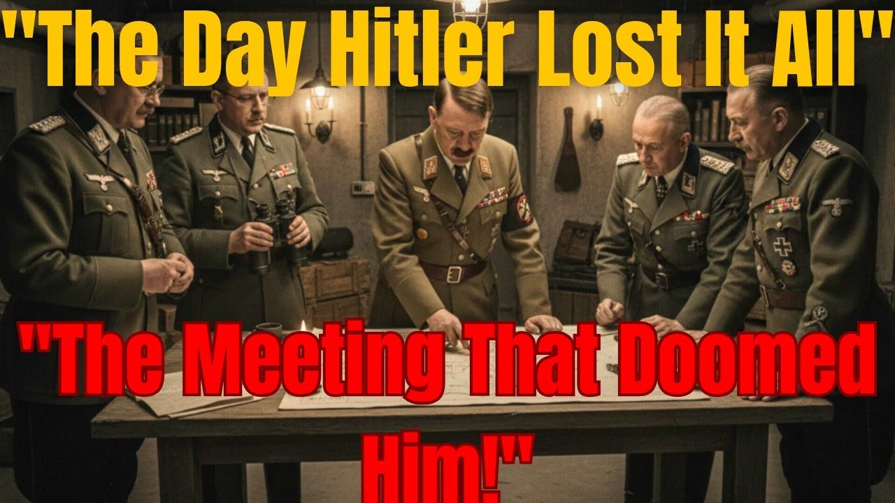 The Meeting That Destroyed Hitler’s Last Chance — Wolf’s Lair Secrets 1944