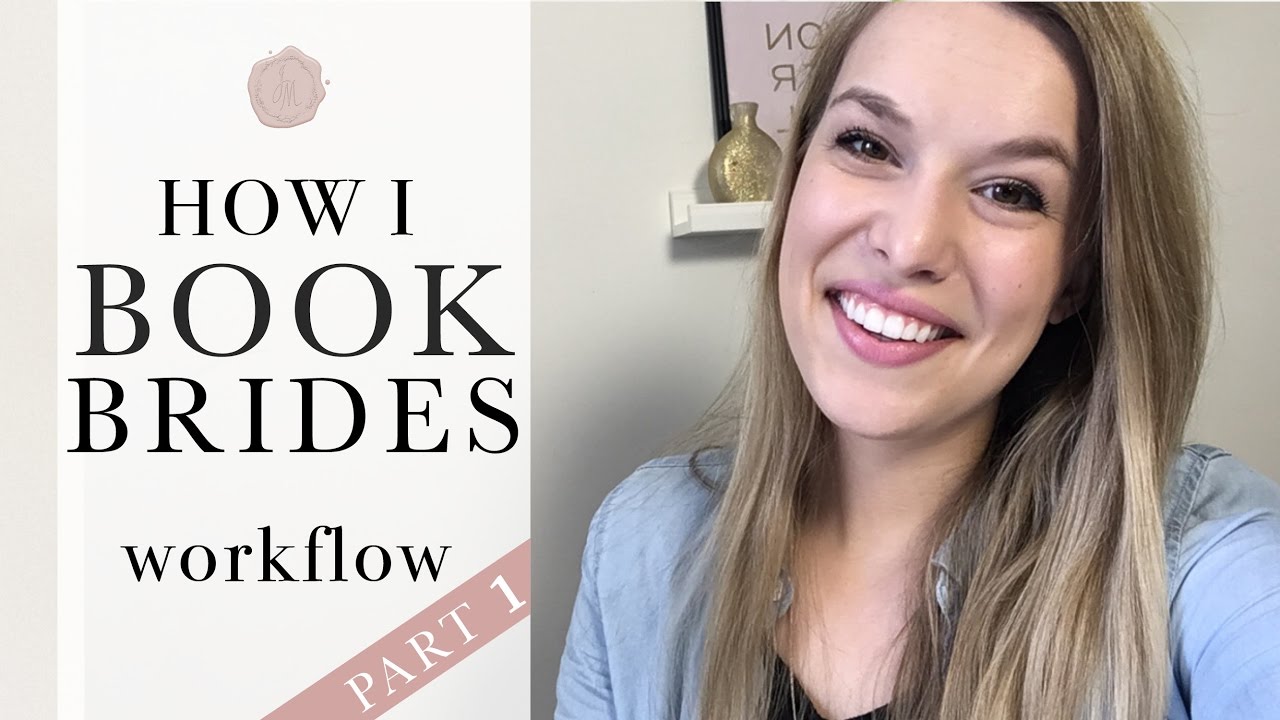 My Wedding Photography Workflow | Booking Brides