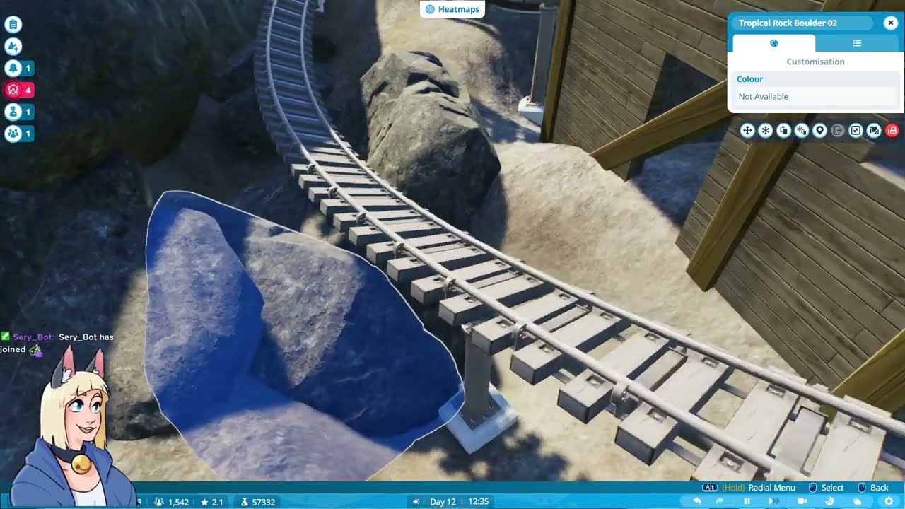 Theming the mine train coaster (Planet Coaster 2024-12-11) (1/2)