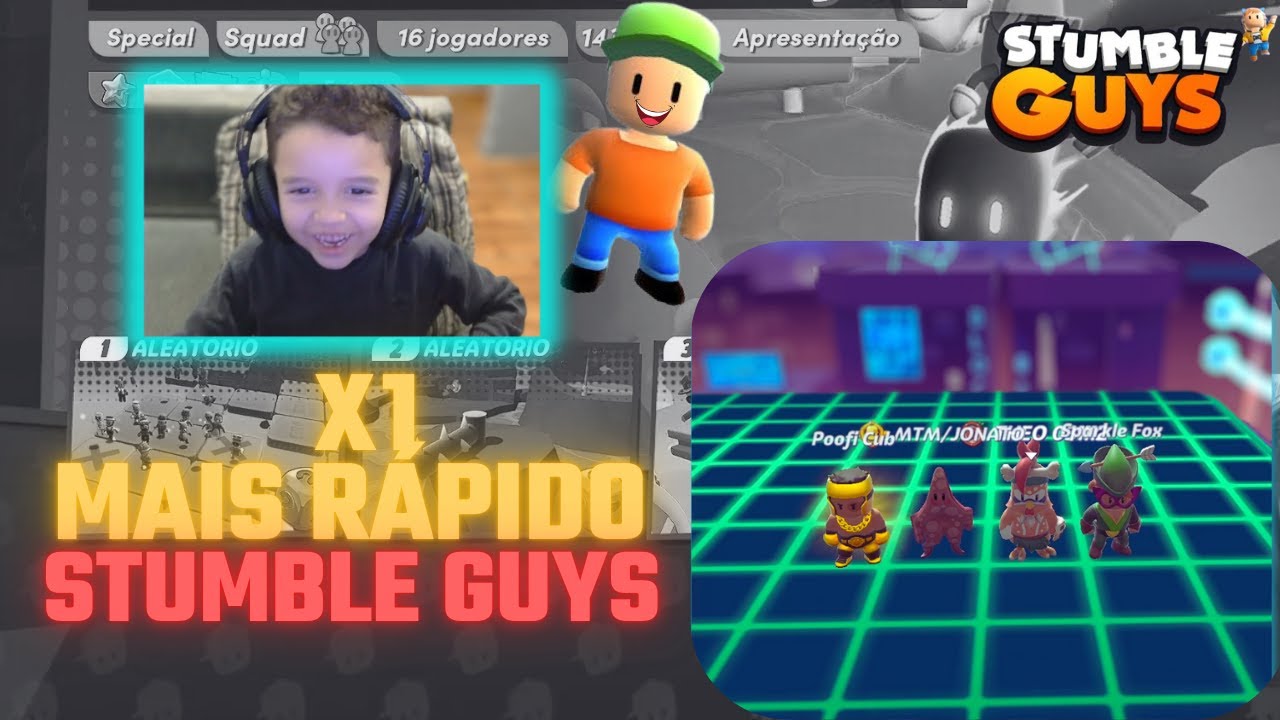 🔥 O X1 MAIS RÁPIDO DO STUMBLE GUYS ⏱🏆🚀