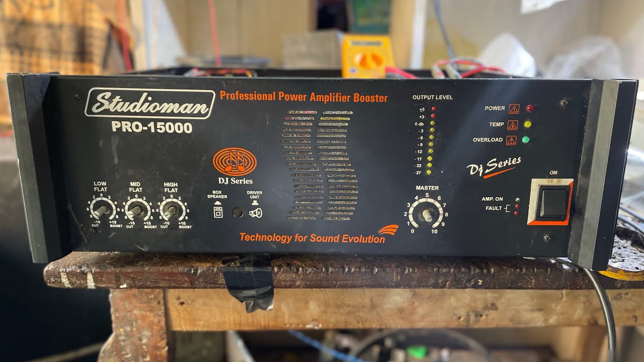 StudioMan Pro-15000 Professional Power Amplifier Booster