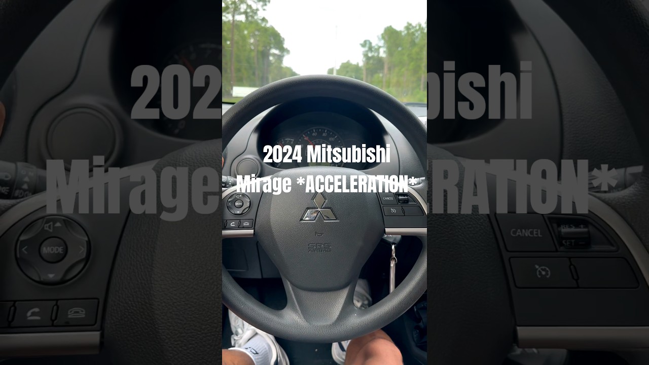 2024 Mitsubishi Mirage (Space Star) (78 HP) *ACCELERATION* 