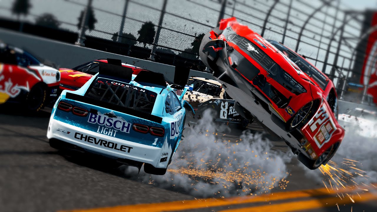 NASCAR Racing Crashes #98 - BeamNG Drive