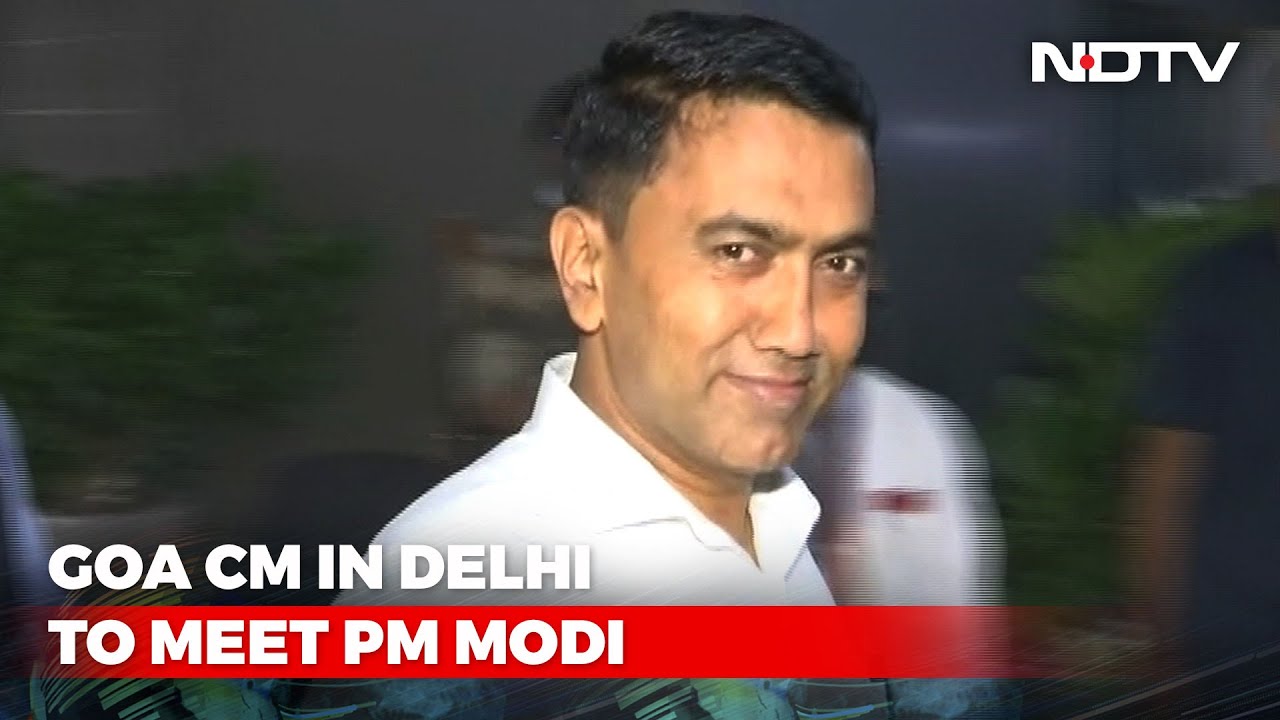 Goa Chief Minister In Delhi To Meet PM Modi