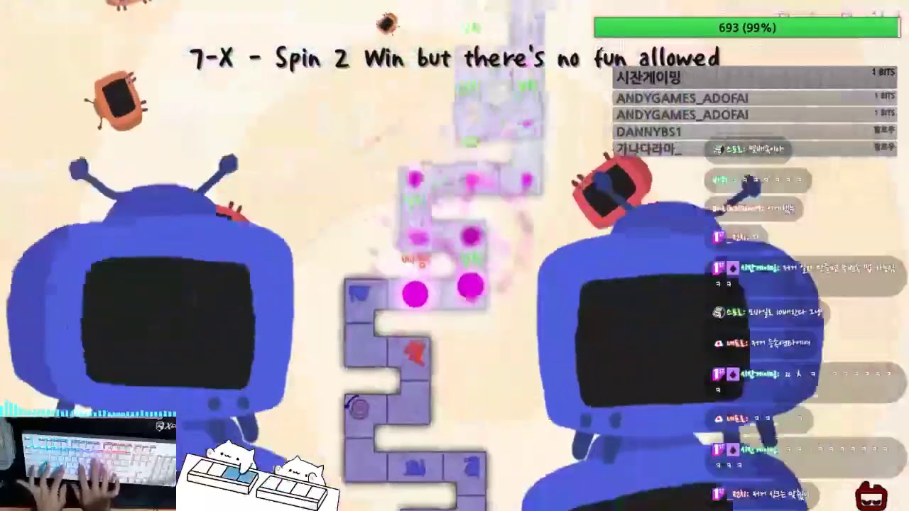 [ ADOFAI Clear ] Spin 2 Win but there's no fun allowed 8X [ Map by Firestix ]