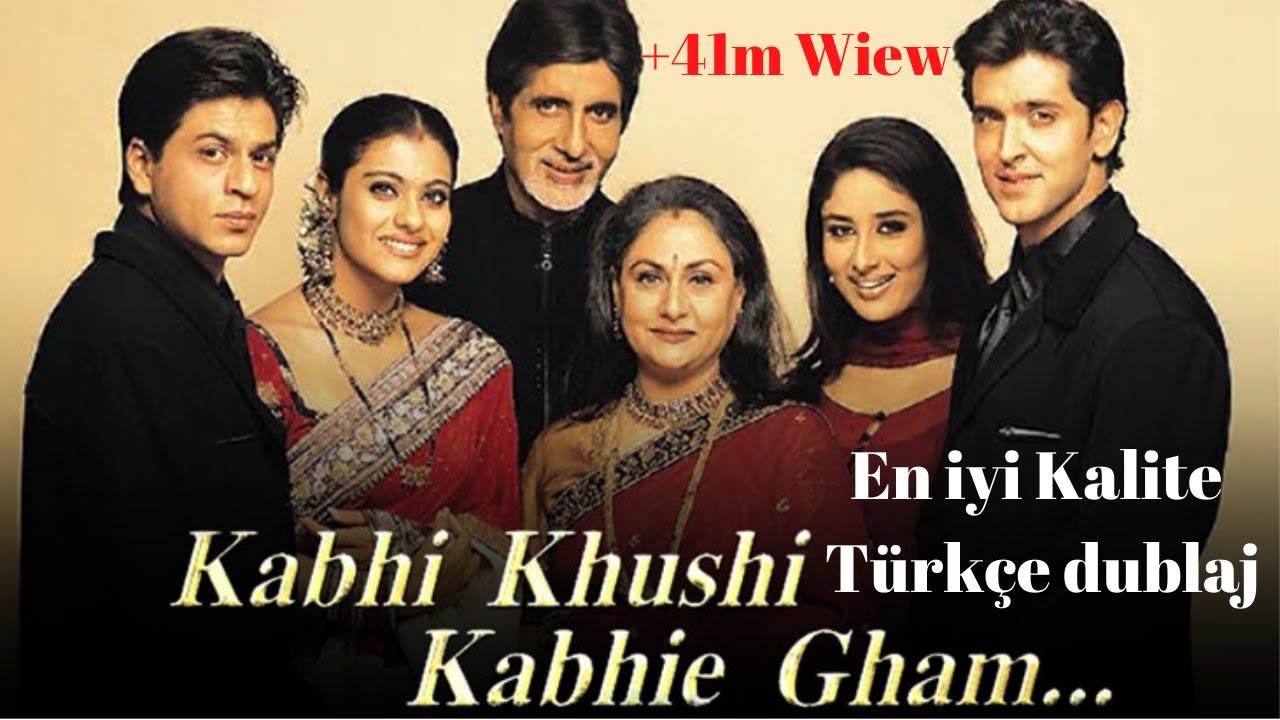 T&Uuml;RK&Ccedil;E dublaj HİNT FİLMİ  KABHİ KHUSHİ KABHİE GHAM  Bir Shahrukh khan klasiği  EN KALİTELİSİ BU!