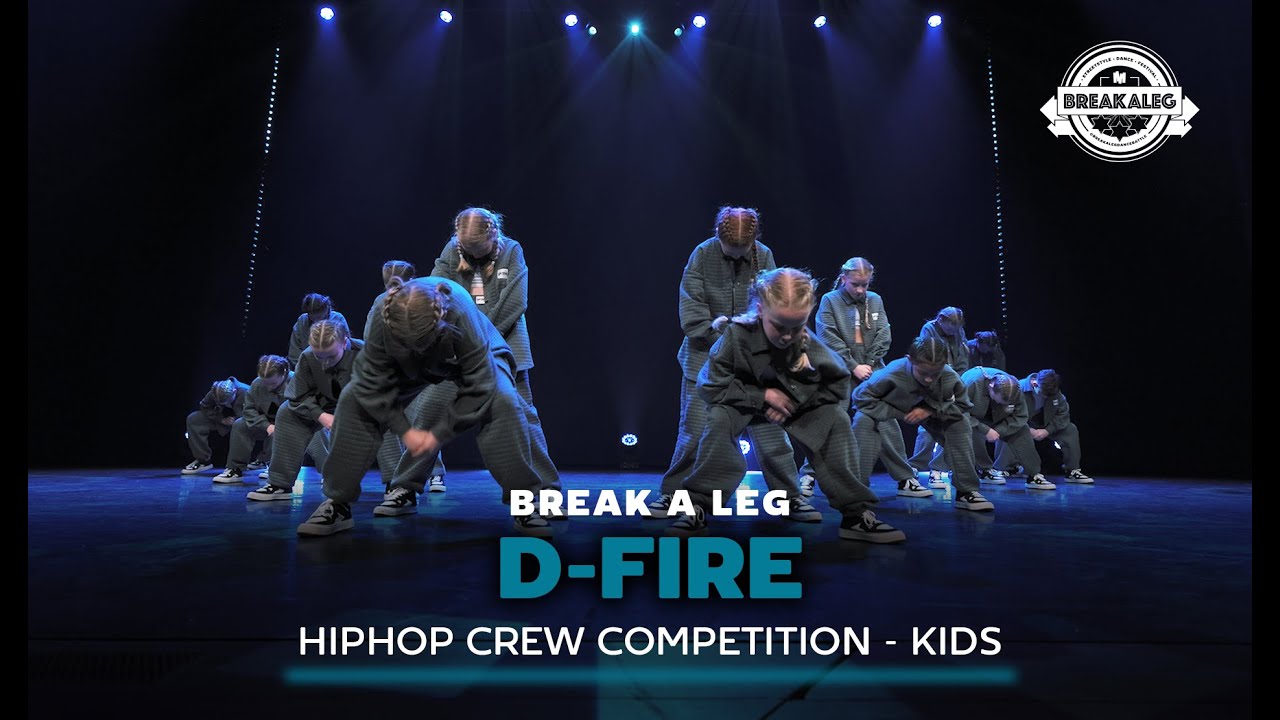 D-Fire | BREAK A LEG 2024 | Kids | Meervaart | Hiphop Crew Competition
