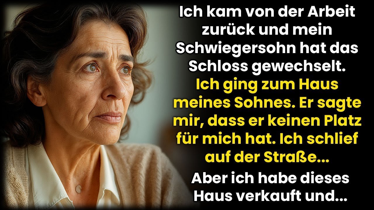 Mein Schwiegersohn tauschte das Schloss aus – mein Sohn ließ mich nicht rein… was dann geschah
