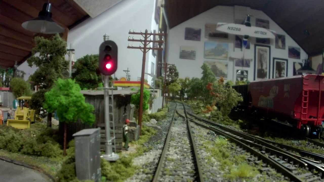 Ferromodelismo, passeio pela serra do mar em HD