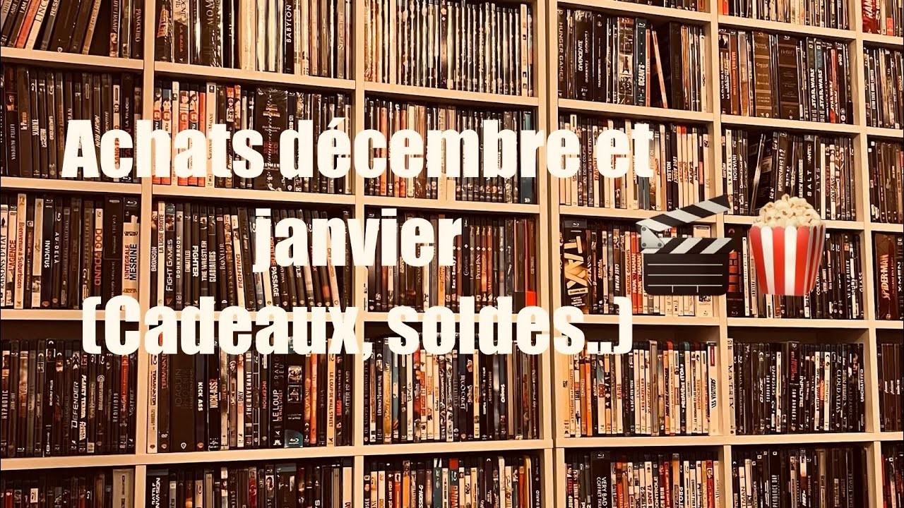Achats du mois de décembre et cadeaux de Noël + achats du mois de janvier et soldes 🎬🍿