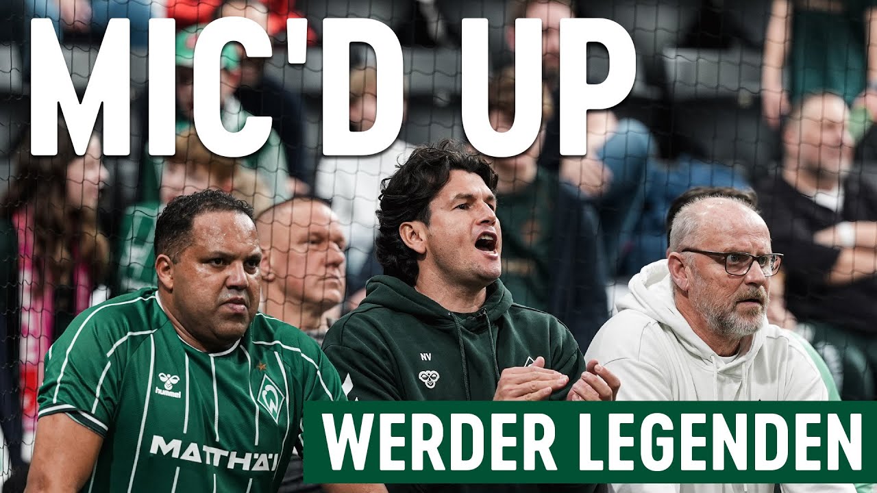 Mic'd up LEGENDENTURNIER | feat. Nelson Valdez, Max Kruse, Ailton & Thomas Schaaf | SV WERDER BREMEN