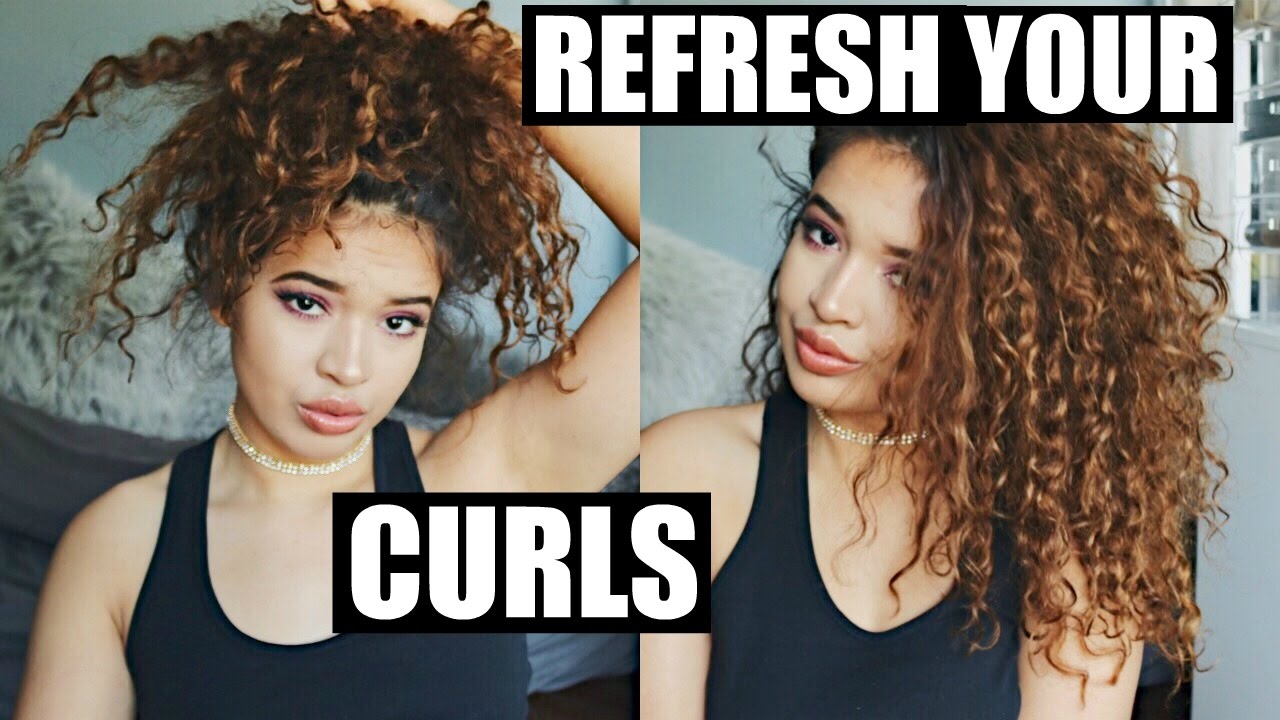 HOW TO REFRESH CURLS | 2ND, 3RD DAY HAIR