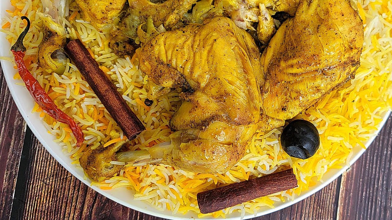 مندي دجاج فااخر بقدر الضغط سهل وسريع وما يأخذ وقت مع وصفة رهيبه لطبخ رز المندي النثري ألذمن المطاعم👌