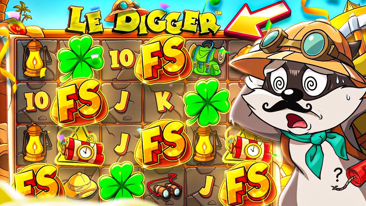 THE *NEW* Le Digger SLOT 5 SCATTER IS AMAZING!!!