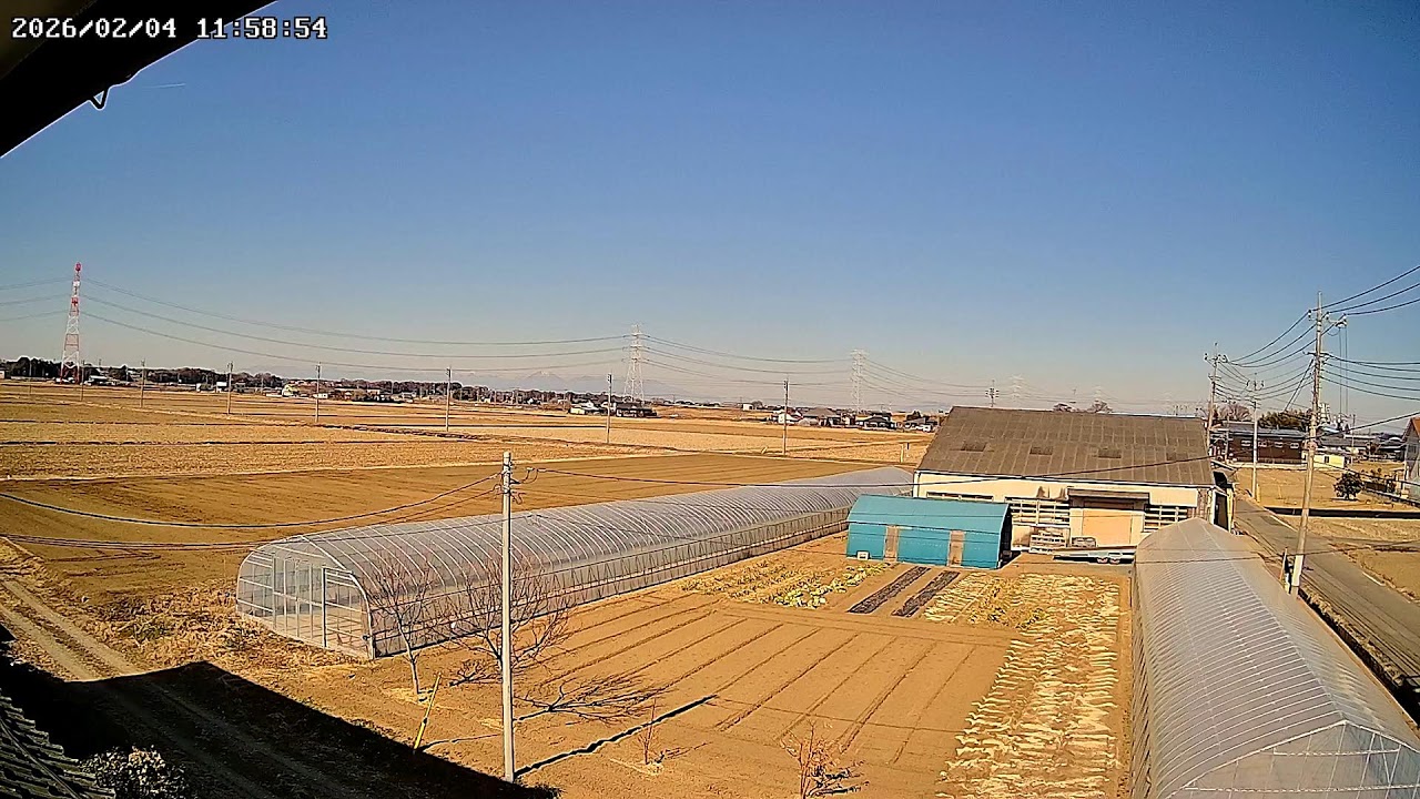 茨城県筑西市田畑ライブカメラ Ibraki Chikusei Live camera.world.cam