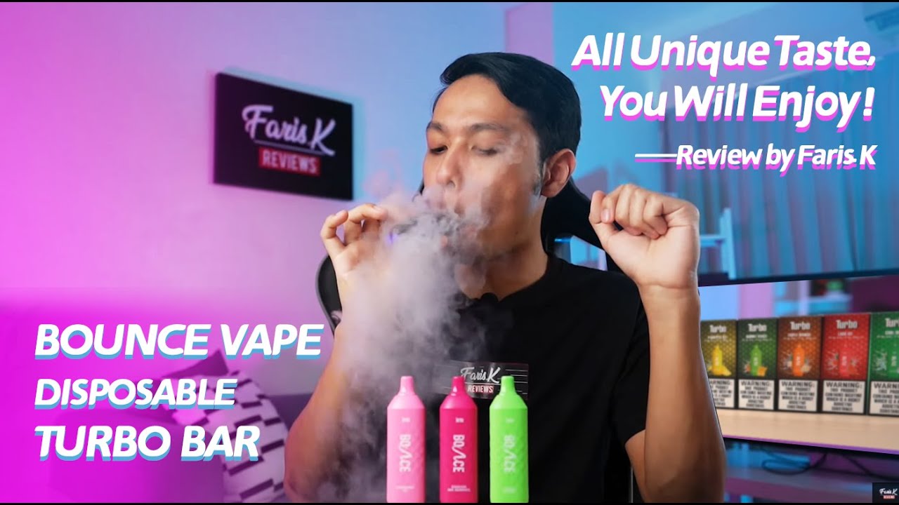 BOUNCE TURBO Disposable&mdash;&mdash;The best unique flavors ! | Review by Faris.K