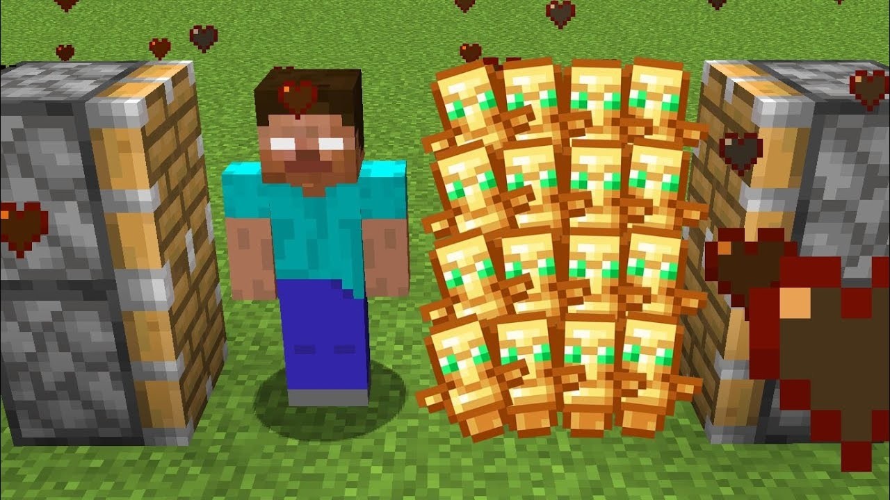 herobrine + 1000 totem = ???