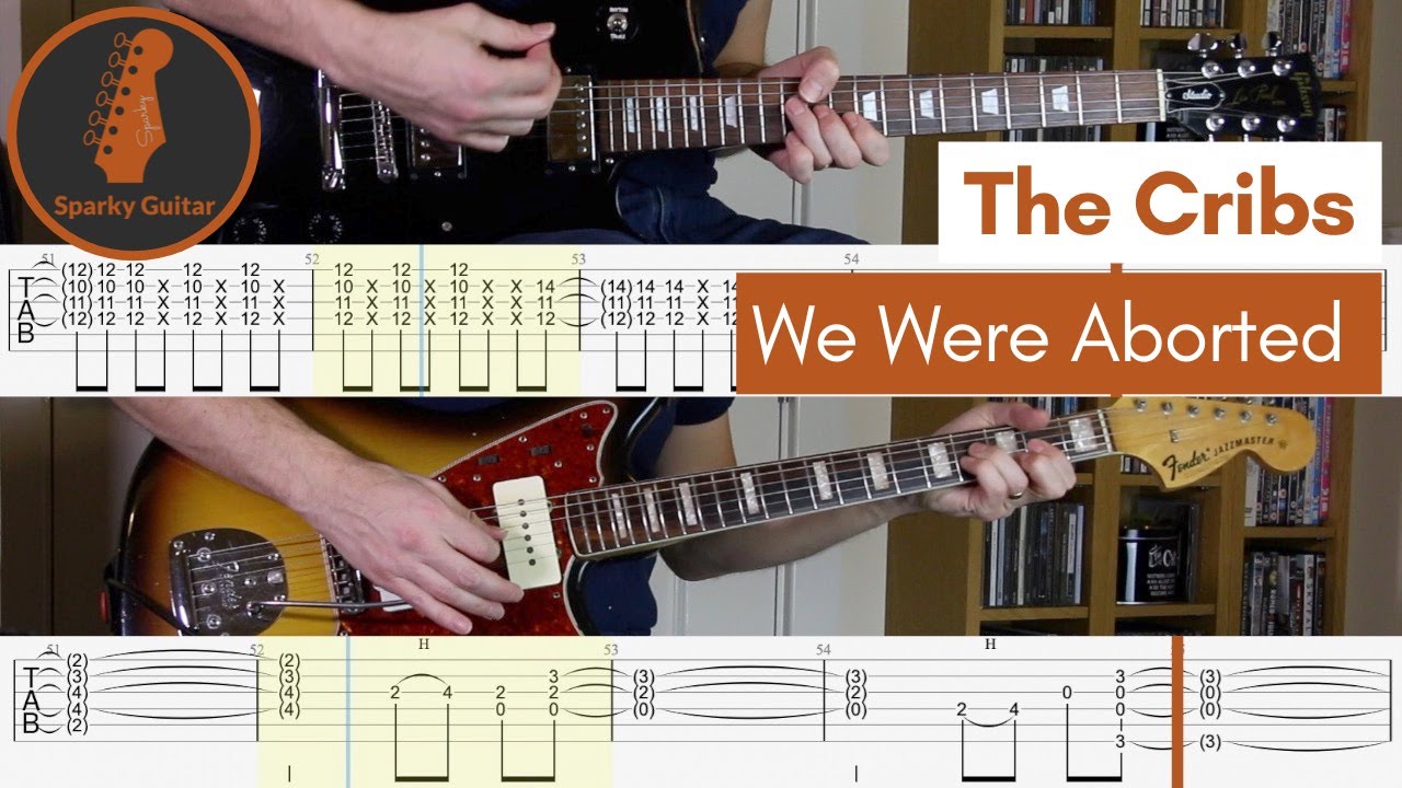 We Were Aborted - The Cribs (Guitar Cover #39 with Tabs)