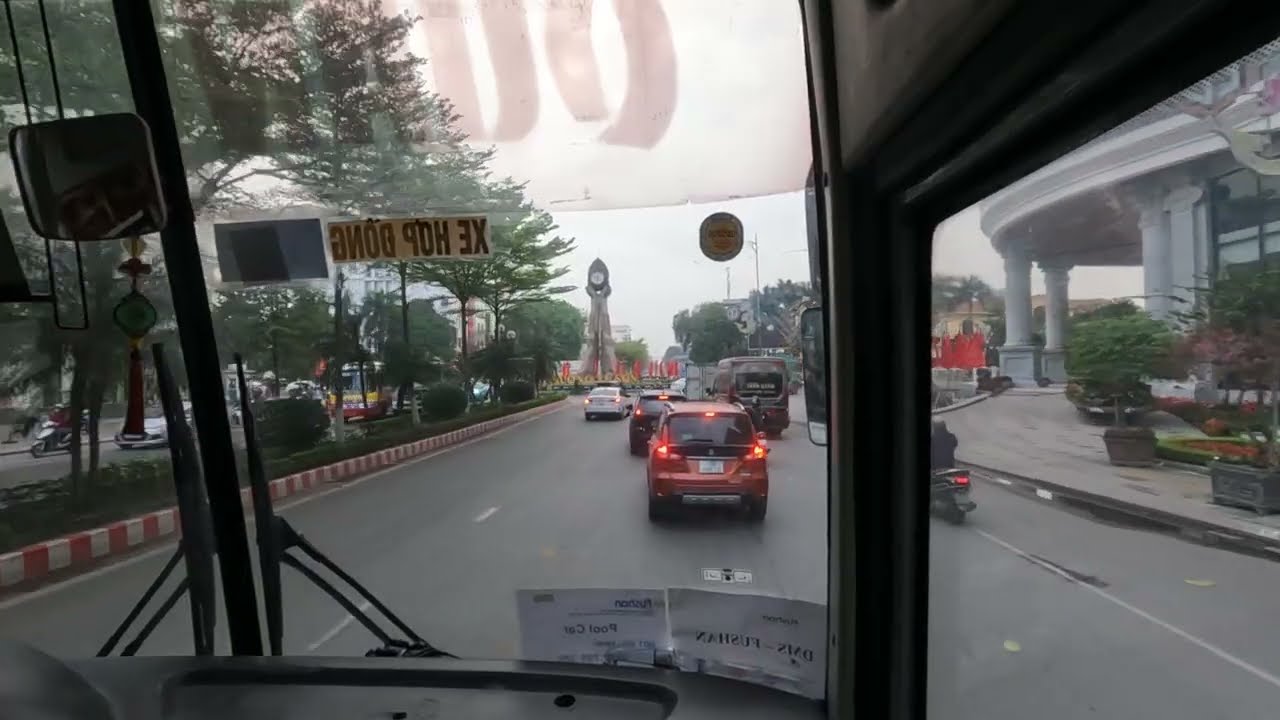 越南。嘉寶飯店出發到工廠。20260316。GX010625上班路線