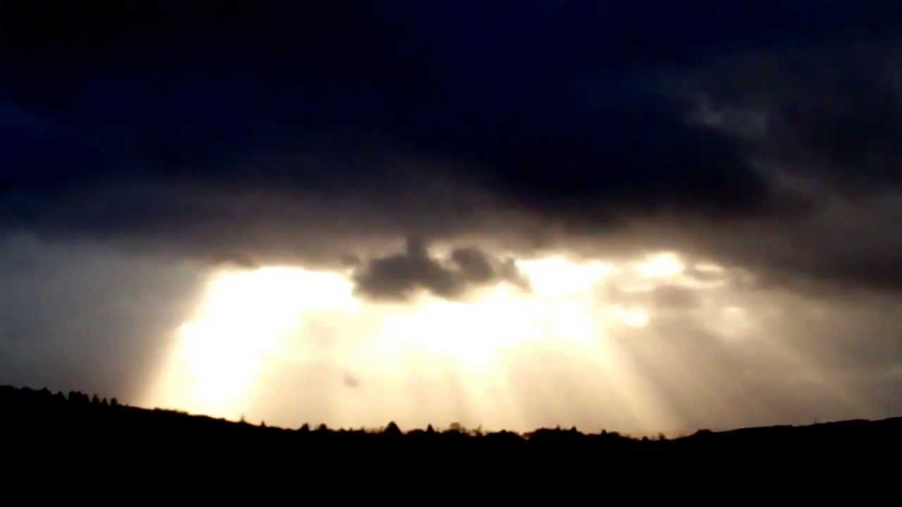 January Storm Clouds At Sunset Perth Perthshire Scotland