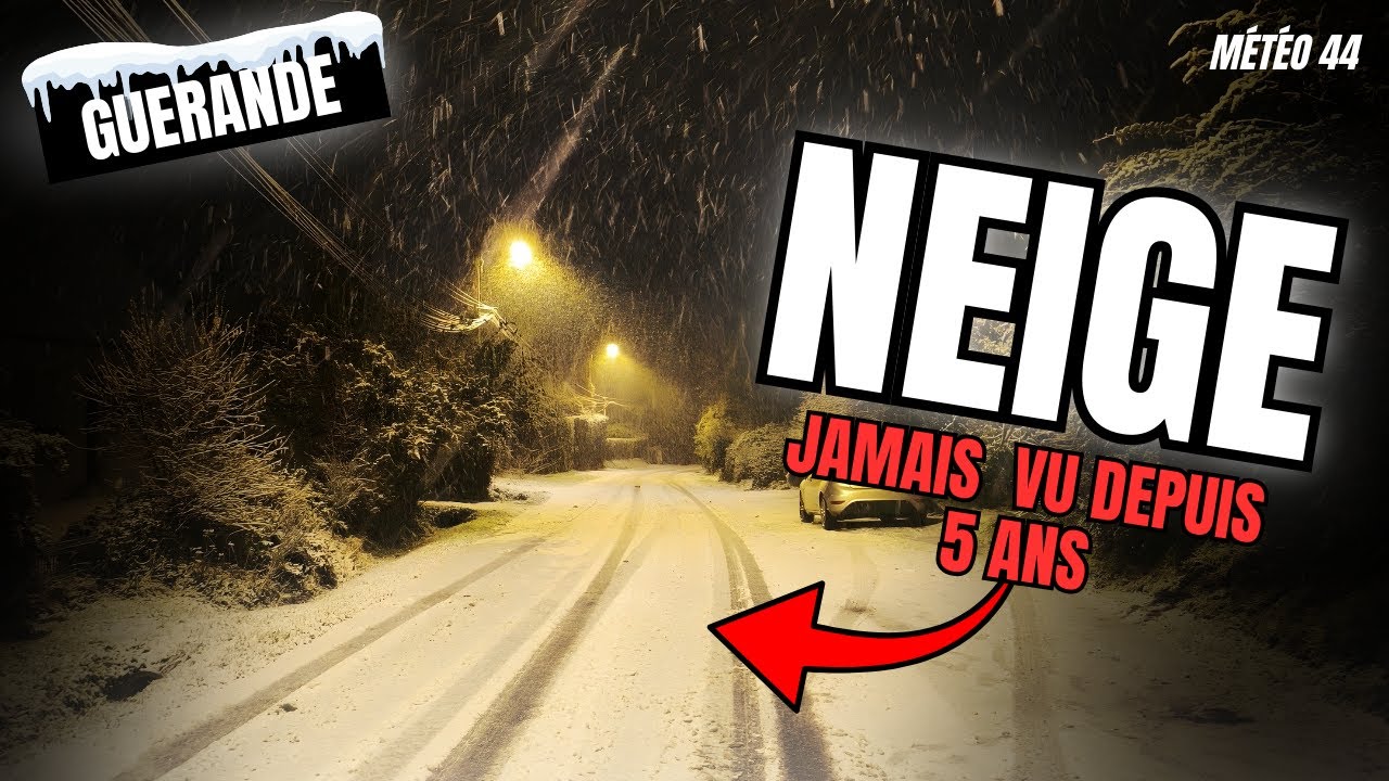EPISODE NEIGEUX du 5 au 6 janvier 2026 en Loire atlantique!