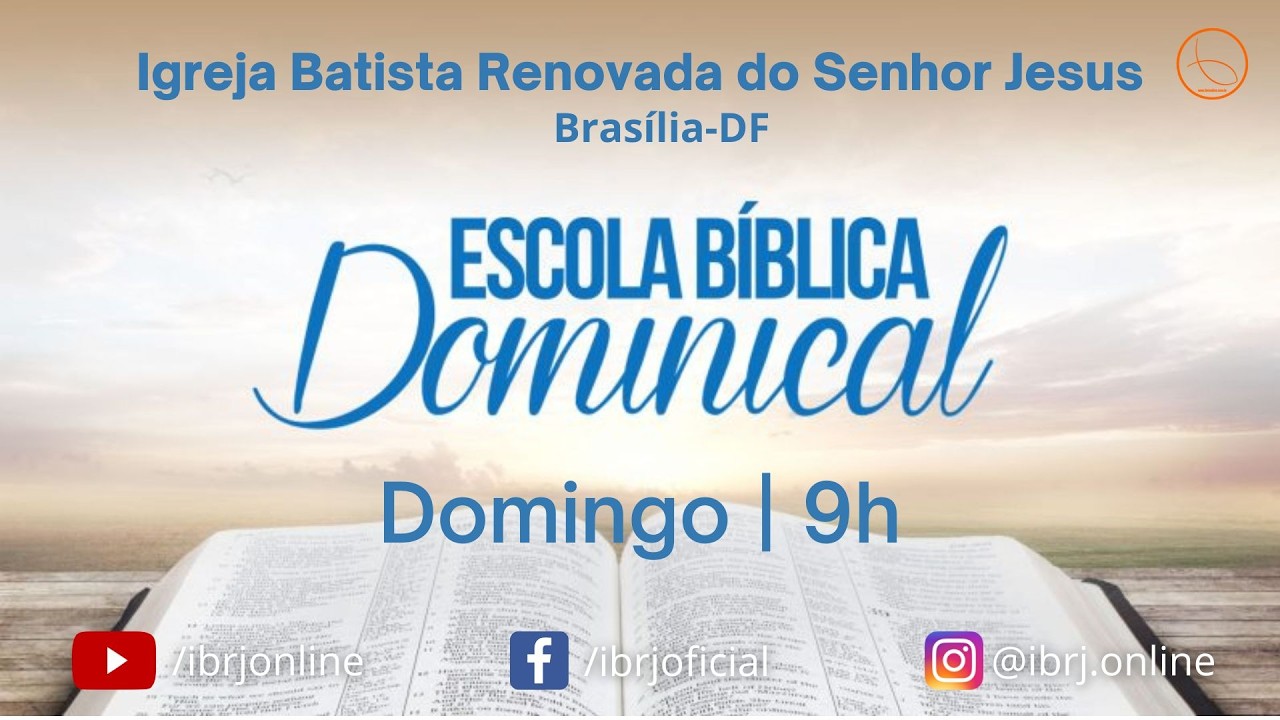 IBRJ - Escola Dominical - 01/03/2026
