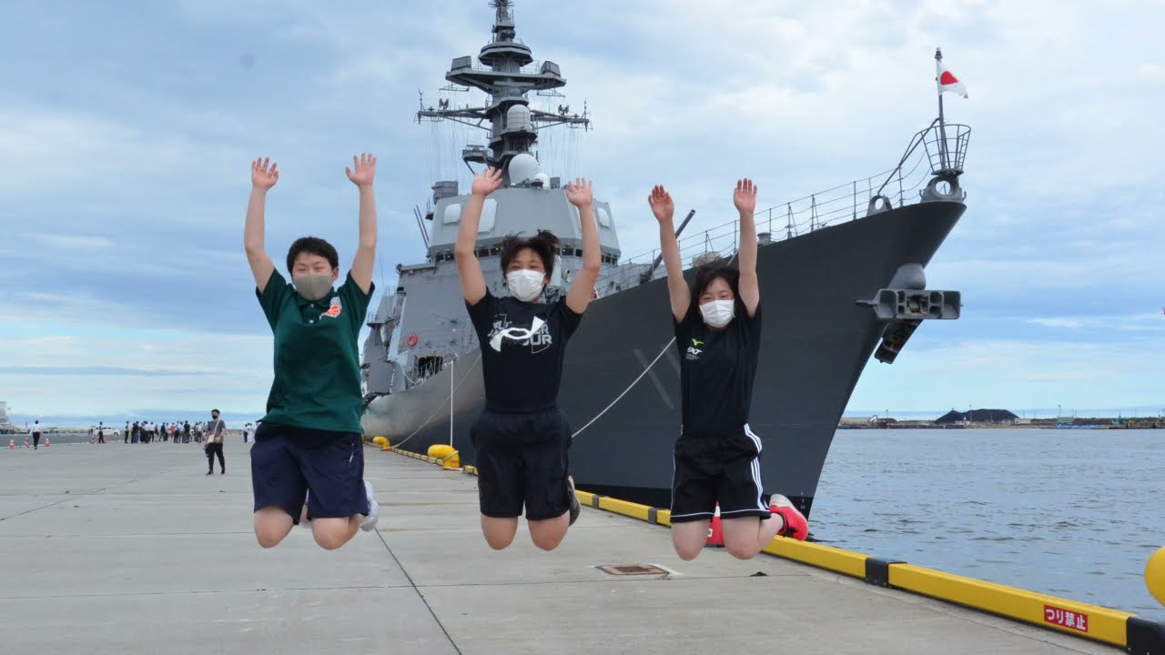 艦艇 特別公開 仙台港「てるづき」「しまかぜ」「てんりゅう」