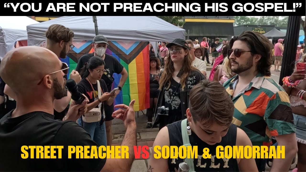 Весь ЛГБТК-фестиваль ВОССТАЛ против уличного проповедника 🤯🌈