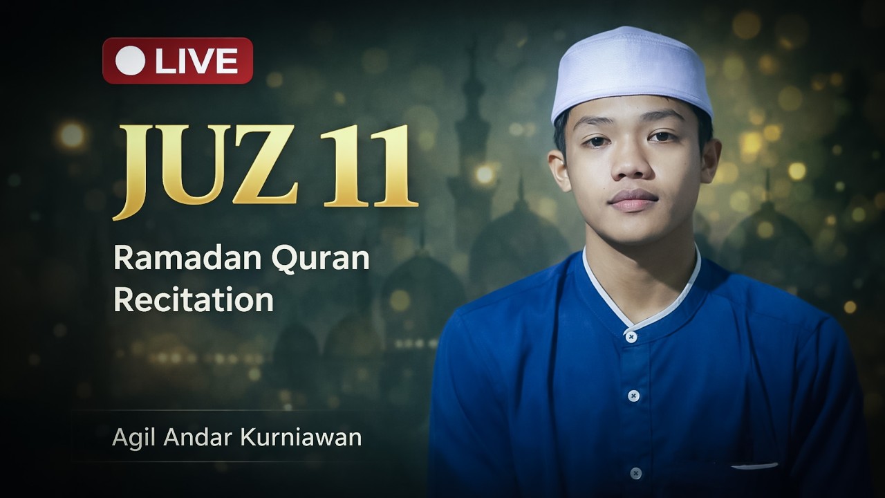 🔴 LIVE Quran Recitation Juz 11 | One Day One Juz | Ramadan Quran Live