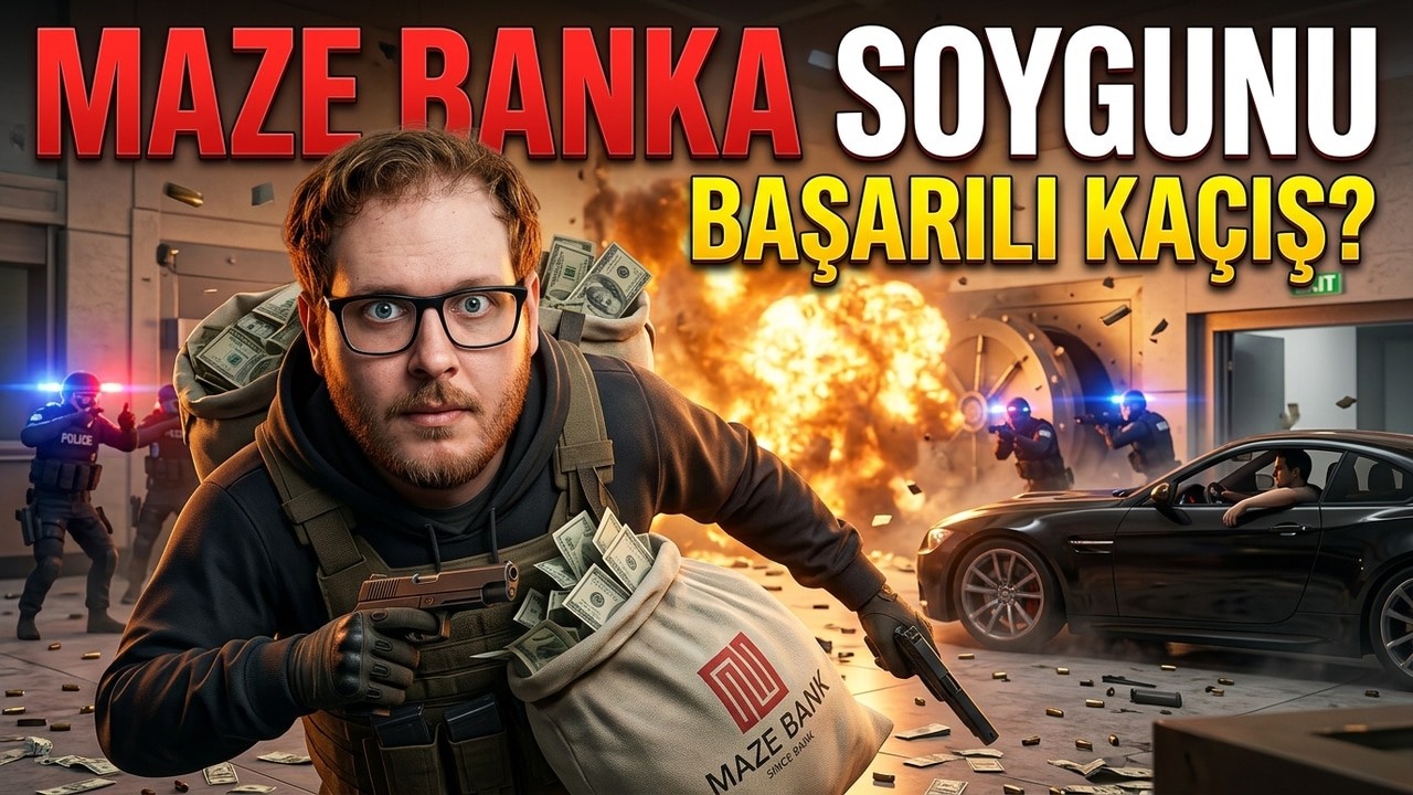 MAZE BANKA SOYGUNU #edrp #fivem