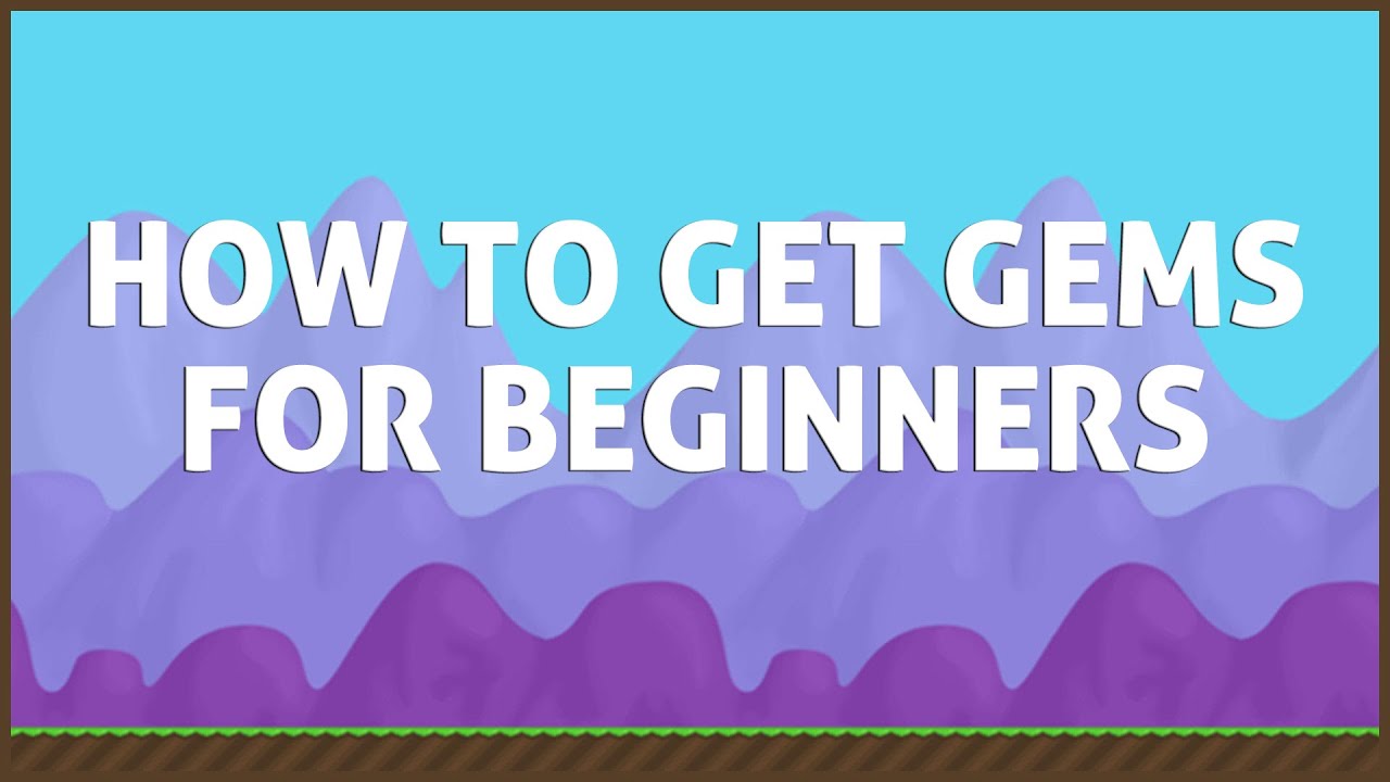 Growtopia | How To Earn Gems Fast For Beginners (Outdated)